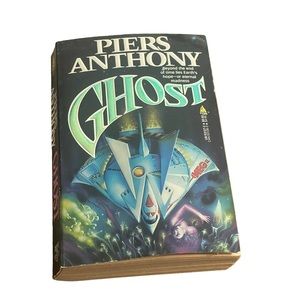 Piers Anthony Ghost 1987 Tor 1st Paperback Book Printing Vintage